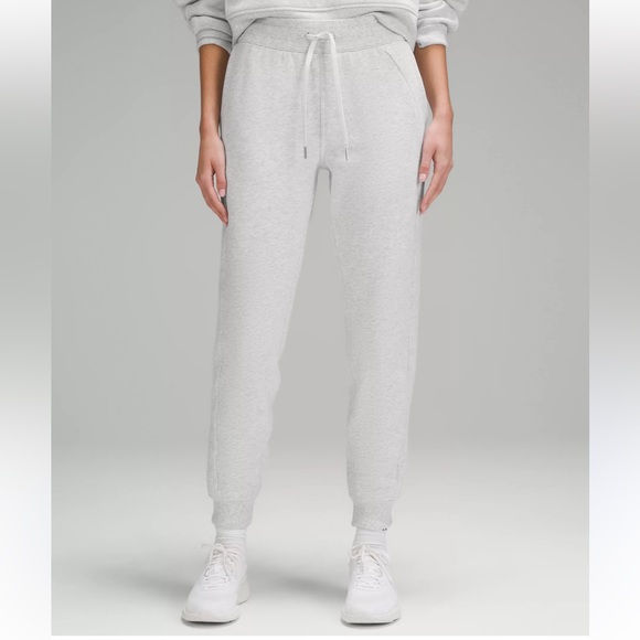 lululemon athletica Pants - Lululemon Athletica Soft Grey Joggers in Medium
